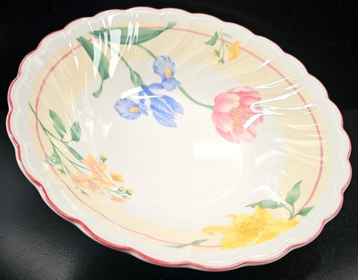 Sango Trade Winds Round Vegetable Bowl Vintage Floral Serving Dishes Korea Lot