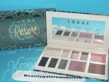 NIB LORAC THE RESORTEYE SHADOW CHEEK BLUSH BRONZER PALETTE 10 SHADES NEW IN BOX