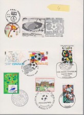 MARCOPHILIE (n°04) thème thématique sport football coupe du monde