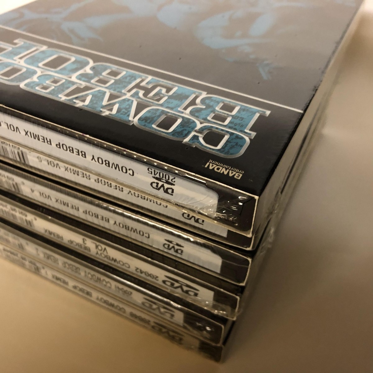 Cowboy Bebop Remix Vol 1 2 3 4 5 6 DVDs w/Slipcovers White