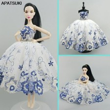 Blue Fashion Ballet Dress For 11.5" Doll Outfits 1/6 Dolls Accessories Clothes