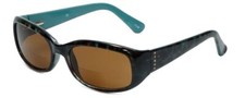 Corinne McCormack Designer Bi-Focal Reading Sunglasses Rachel 1.50 Tortoise Blue