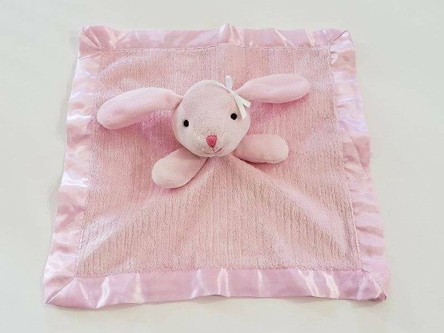 cuddle blanket pink bunny