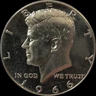1966 50¢ DDO-010 CAMEO (Special Strike) Kennedy Half Dollar • TDO GEM SP++