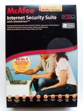 McAfee Internet Security Suite with SiteAdvisor 2008 10-in-1 Protection up 3 PC