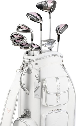Callaway Golf Ladies 9pcs Club Set REVA 24 Carbon Shaft Flex: L w/Caddy Bag - Picture 3 of 10