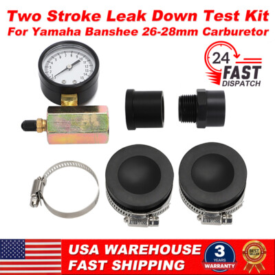 For Yamaha Banshee 350 1987-2006 Two Stroke Leak Down Test Kit 26mm - 28mm Carb