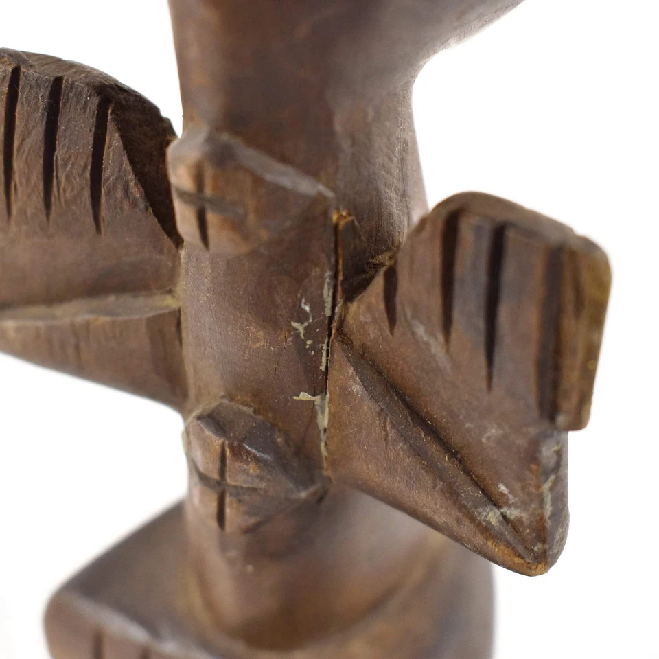 Figura de maternidad Bena Lulua miniatura 8,25 pulgadas Congo Foto 3 de 4