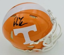 PAUL FINEBAUM SIGNED TENNESSEE VOLUNTEERS MINI HELMET VOLS AUTOGRAPH BAS K51
