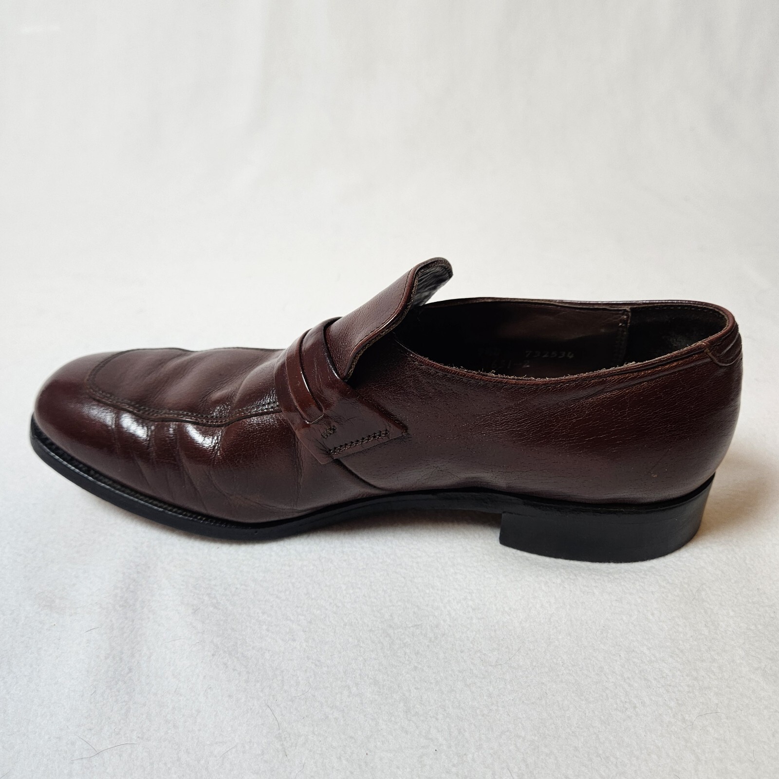 Vintage Dexter Mens 9.5 D Loafer Red Burgundy Lea… - image 10