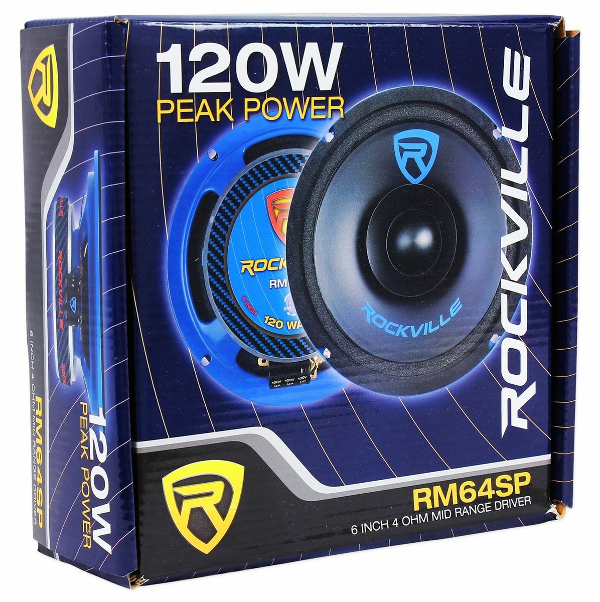X6 5c Car Audio Rockville Door Speakers 2) Rockville Rm64sp CEA
