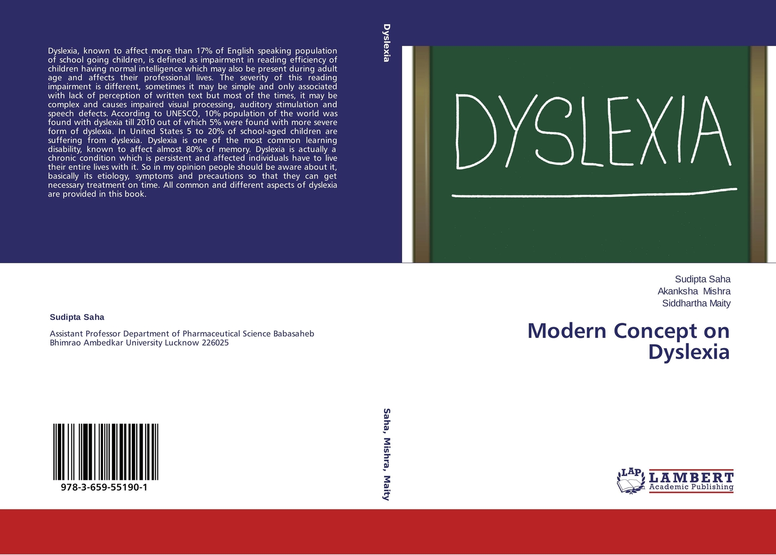 Thumbnail - Modern Concept On Dyslexia Sudipta Saha (u. A.) Taschenbuch Paperback