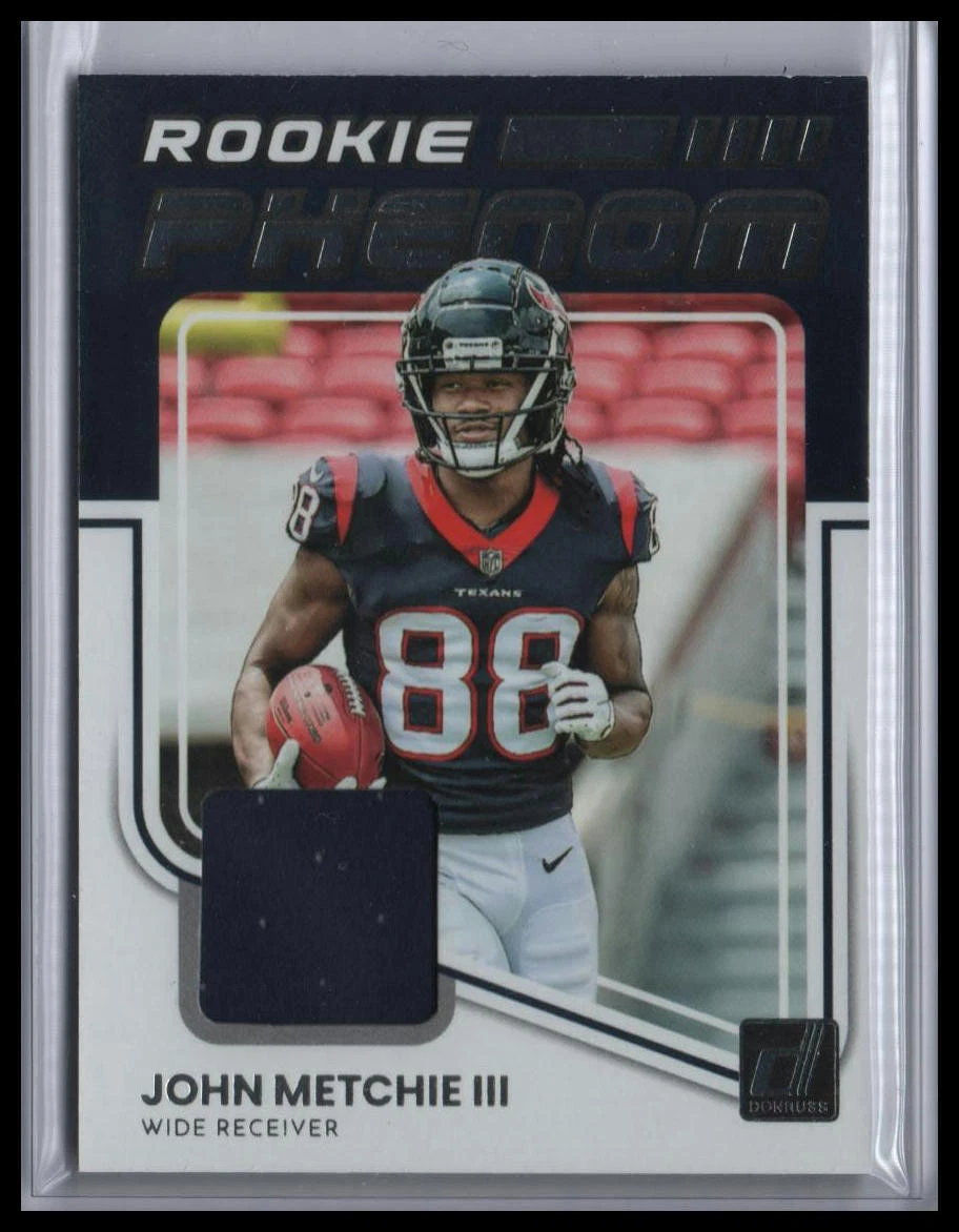 John Metchie Panini Donruss Rookie Phenom Jersey #RPJ16 Base