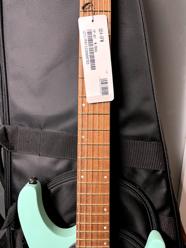 Ibanez Quest Q54 Headless Guitar, Roasted Birdseye Maple, Sea Foam Green Matte - Picture 16 of 21