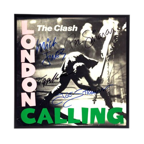 THE CLASH Autographed Album Cover Reprint. Frame Included. Make an offer! - Imagen 2 de 4