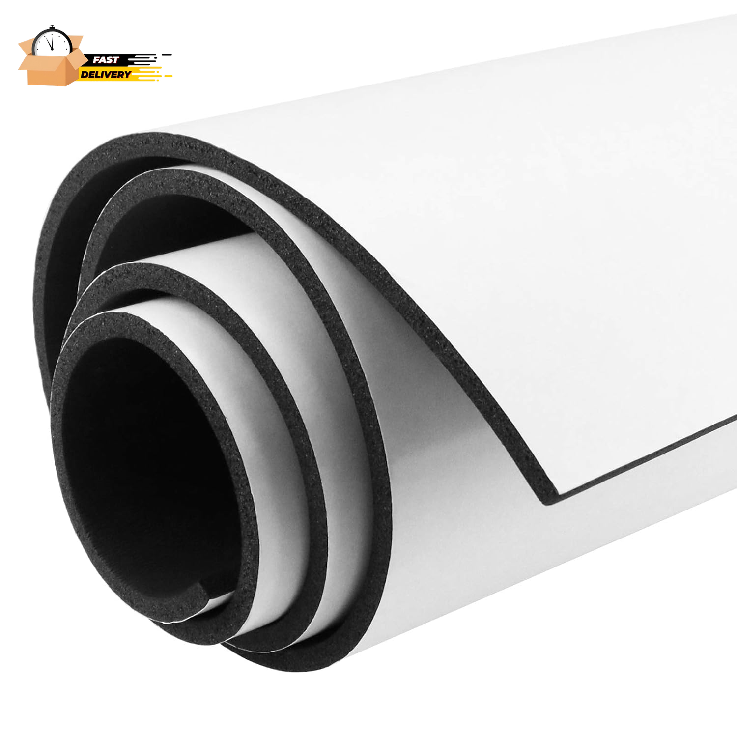 Foam Insulation Neoprene Sheets with Adhesive for Soundproofing and Multipurpose Use