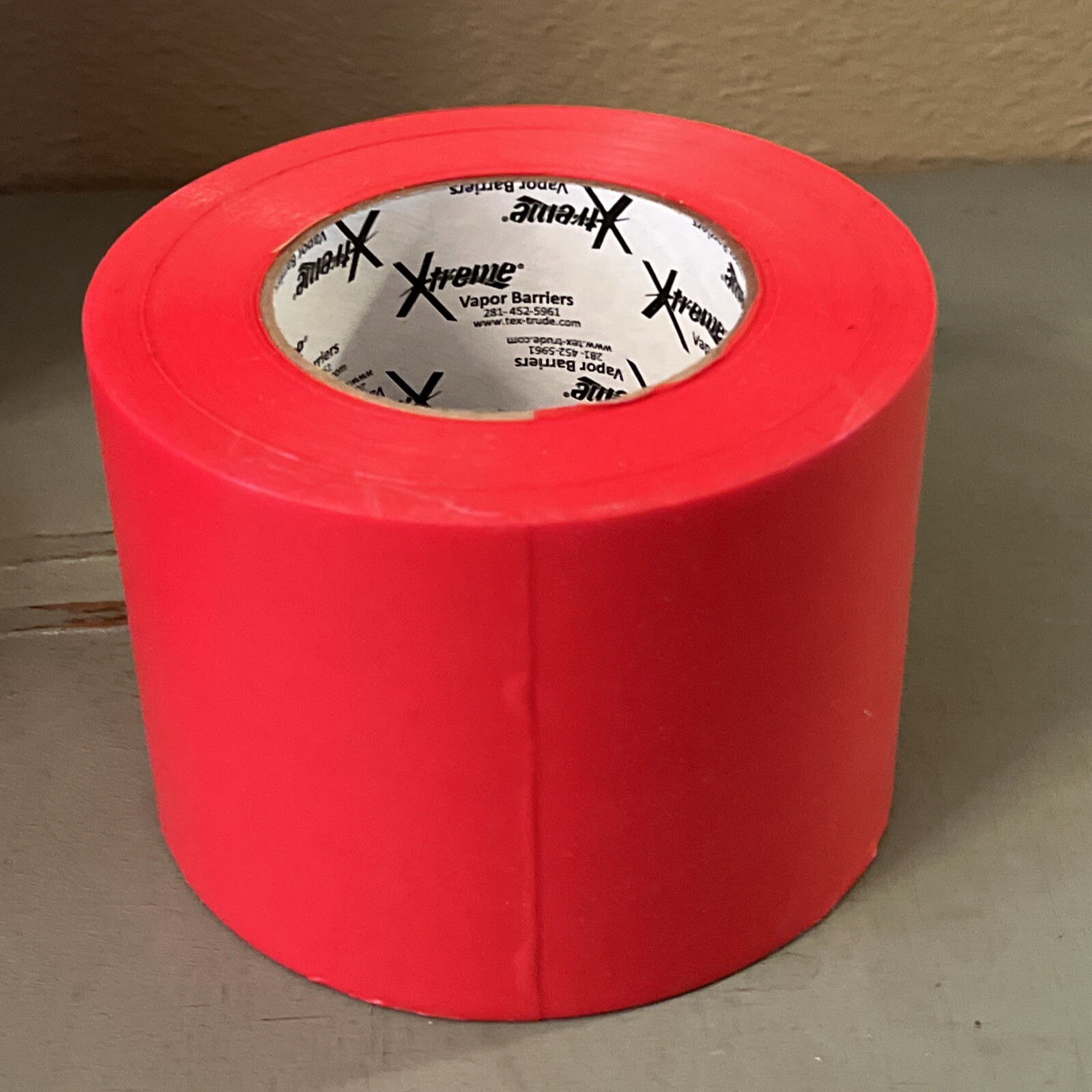Xtreme Vapor Barrier Sealing Tape Red 4 in x 180 ft Polyethylene eBay