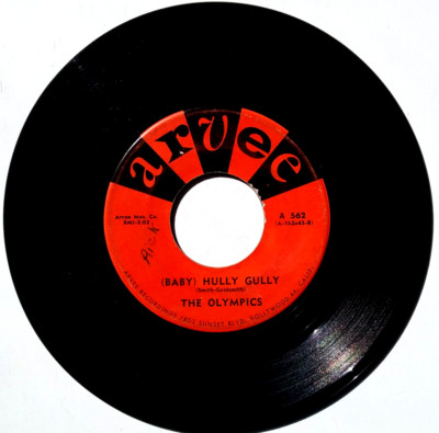 THE OLYMPICS - Hully Gully Baby / Private Eye - Vinyl 45rpm Arvee A 562 Doo Woop