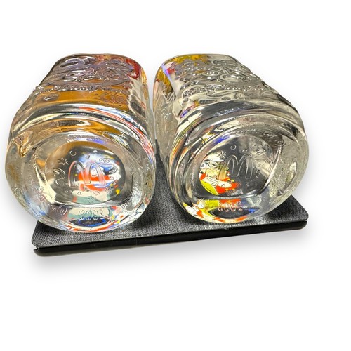 2 Walt Disney World Celebration McDonalds 2000 Mickey Mouse Glass Cups - Picture 4 of 4