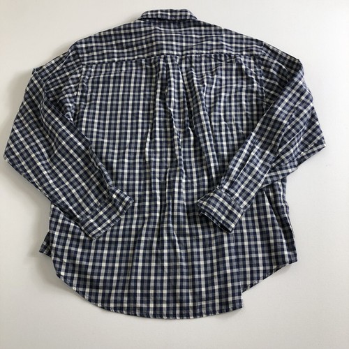 Ralph Lauren Polo Jeans Co. Herren Gr. L Blau Langarm Hemd mit Knopfleiste kariert - Bild 2 von 5