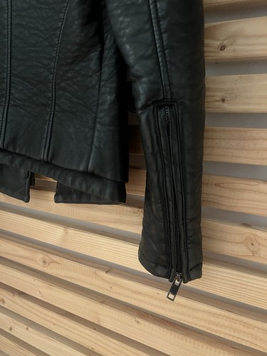 zara lederjacke schwarz S - Bild 5 von 8