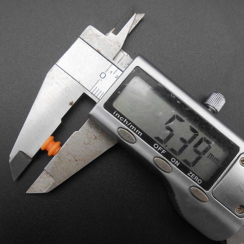 Ruedas engranajes de polea de plástico 20 piezas OD 6 mm ID de apertura 2 mm 1,95 mm naranja 5,4 mm 62A - Imagen 11 de 12