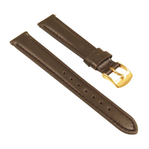 StrapsCo Women's Classic Smooth Leather Watch Band - Quick Release Strap - Picture 41 of 42