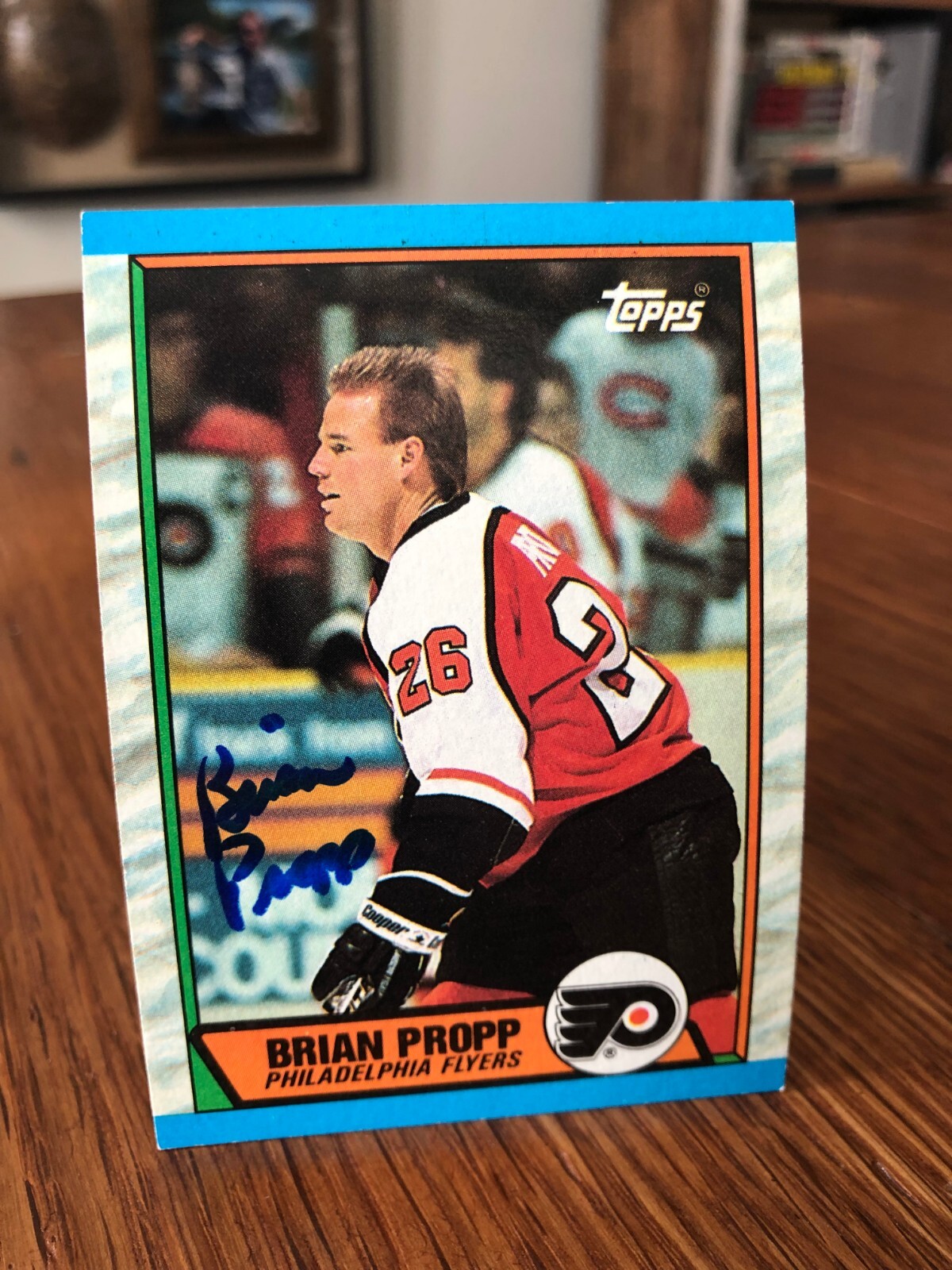 1989-90 TOPPS #139 BRIAN PROPP SIGNED AUTOGRAPHED CARD