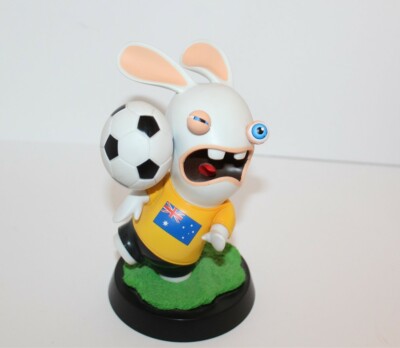 Raving Rabbids Australia Soccer Statue Ubisoft 6 1/2