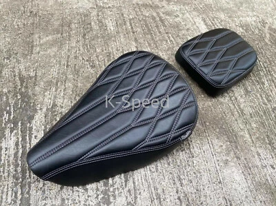 Coussin conducteur-passager siège Diablo noir pour Honda Super Cub C125 / Ann... - Photo 1/3