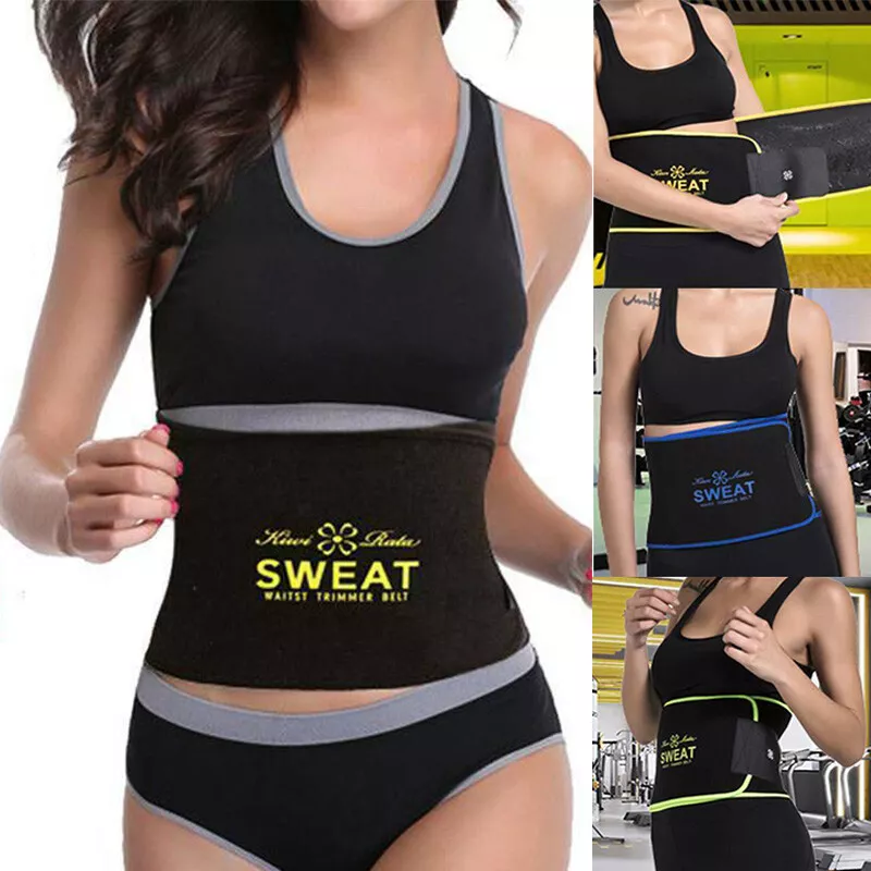 Waist Tummy Trimmer Sweat Band Body Shaper Belt Wrap Hot Fat Burn