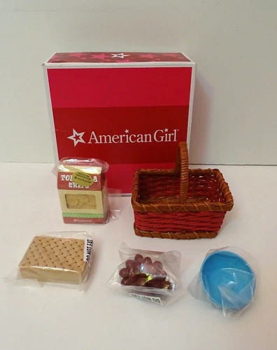 American Girl Saige Picnic Set New In Box - Cloth not Included