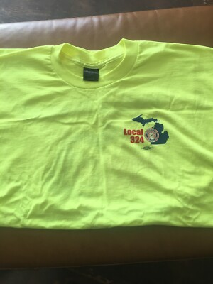Local 324 Operating Engineers Tee Shirt Size XL | eBay