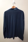 Columbia Men’s Large Navy Fleece Pullover 1/4 Zip Sweater Warm Outdoor Hiking