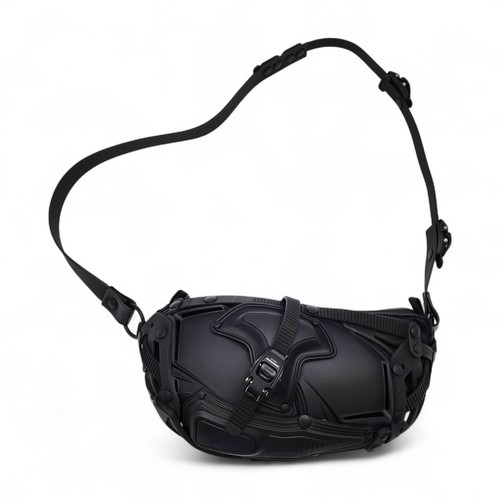 Innerraum Object I30 Polyphonic Structured Crossbody Bag Fanny Pack Black $1150