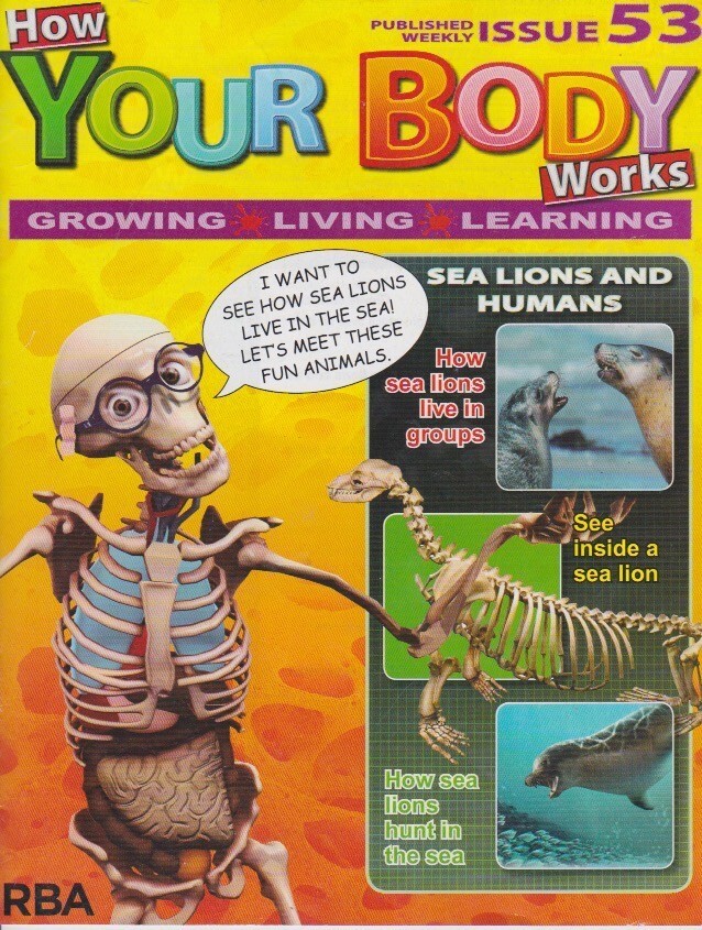 How your body worksissue 53SEA LIONS AND HUMANS. eBay