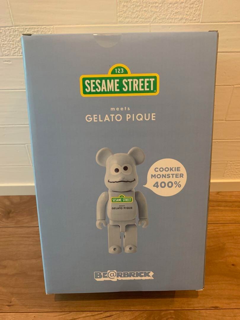 BE@RBRICK × SESAME STREET × GELATO PIQUE Pink 400% Cookie