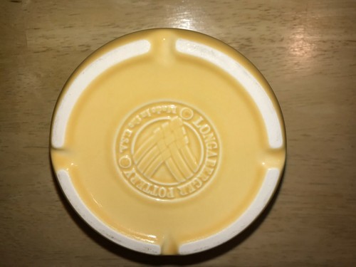 "LONGABERGER CERÁMICA Butternut Amarillo Tejido Tradiciones Crock 1 Pinta 3.5"" x 4.5" - Imagen 11 de 12