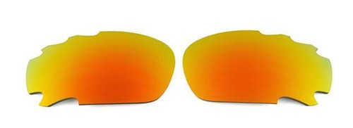 NUEVO LENTE DE REPUESTO POLARIZADO ROJO FUEGO PARA CHAQUETA DE CARRERAS OAKLEY MANDÍBULA - Imagen 3 de 5