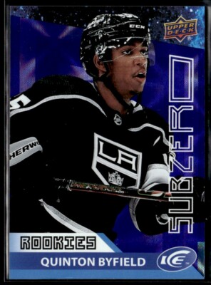 2021-22 Upper Deck Ice Sub Zero Rookie Variants Quinton Byfield Rookie #V-57