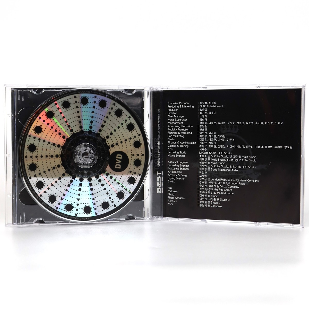 Beast - Lights Go On Again Album CD + DVD 2010 K-Pop