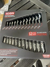 ICON WRFM-12 Professional Flex-Head Metric Ratcheting Wrench WRFM-12 56427 NEW