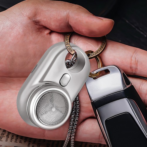 Tragbarer Elektrorasierer Mini-Rasierer für Männer USB Wiederaufladbarer Rasierer Zuhause Reisen - Bild 10 von 18