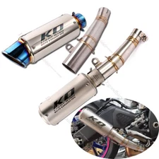 For Yamaha YZF R6 2006-2024 Slip-on Exhaust Set 61mm Muffler Pipe with DB Killer