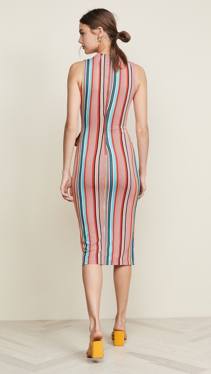 delora fitted mock neck midi dress The Ribbed Mock Neck Midi Dress