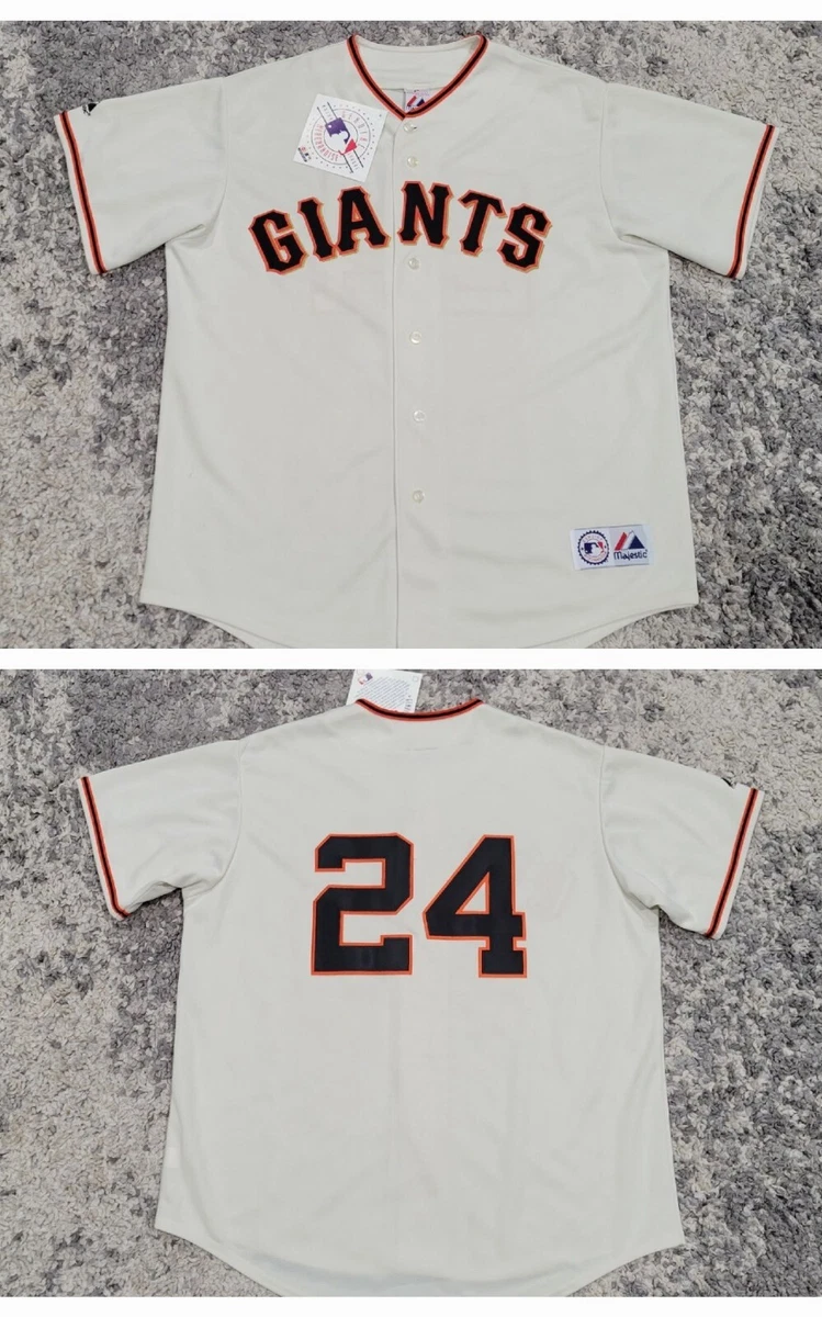 Mens Majestic San Francisco Giants WILLIE MAYS Sewn Baseball