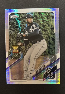 2021 Topps Chrome Luis Robert Prism Refractor Rookie Cup #56 White