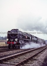 Original Railway Slide: 35028 Clan Line on the Main Line 1970s         50/142/46
