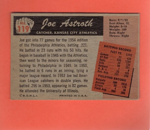 1955 Bowman Baseball (#3-316) - Pick A Card, P-VG+ condition - Picture 126 of 250