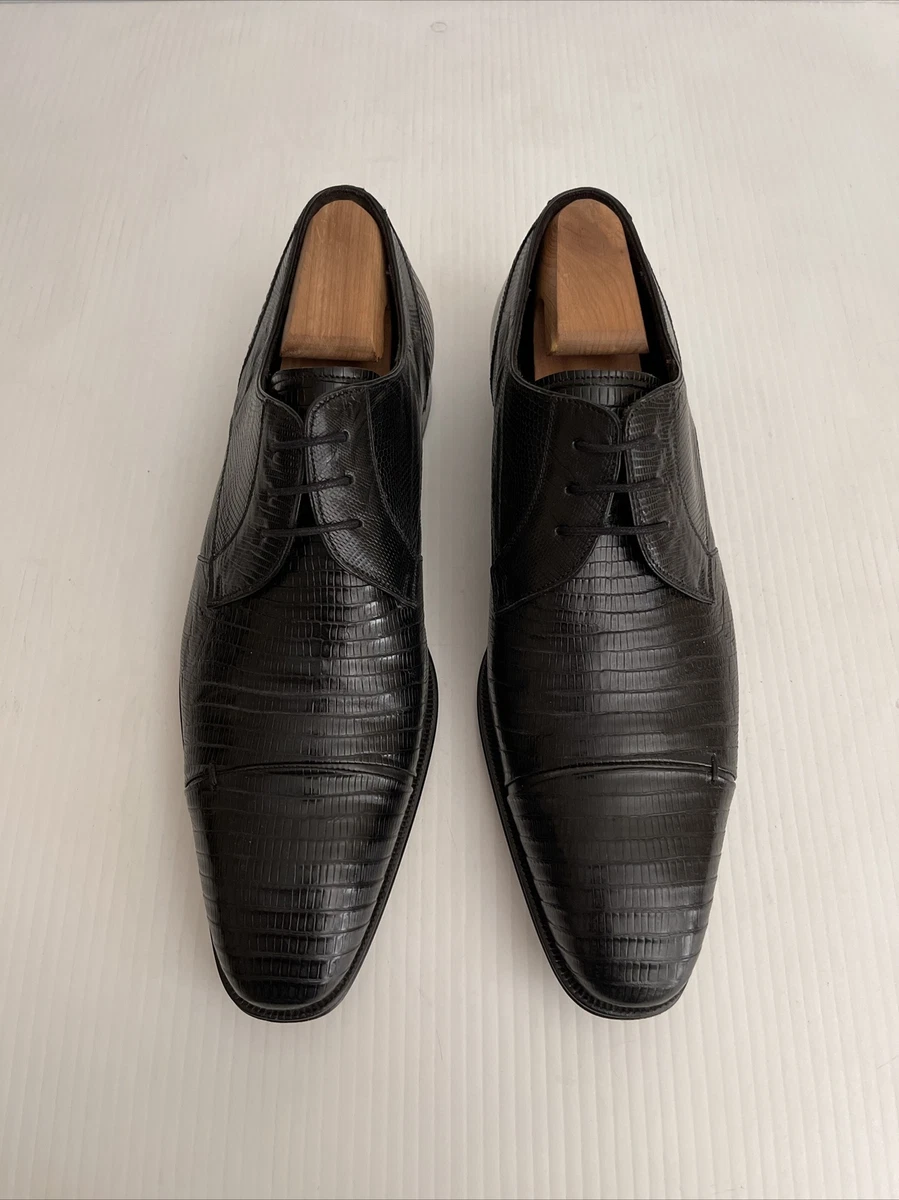 Mezlan valdes genuine lizard cap store toe derby